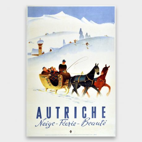 Vintagejuliste Matkailu Austria 4 42×62-2