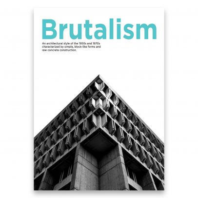 Juliste Brutalism