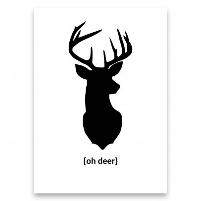 Juliste Oh Deer