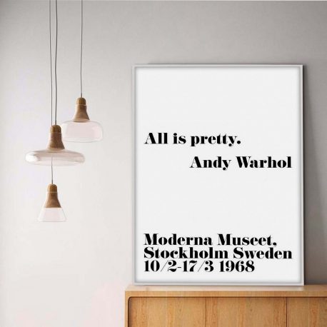 Juliste Andy Warhol All is pretty 50×70 cm-5