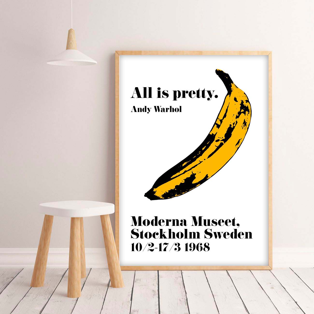 Juliste Andy Warhol All is pretty banana 50×70 cm-4