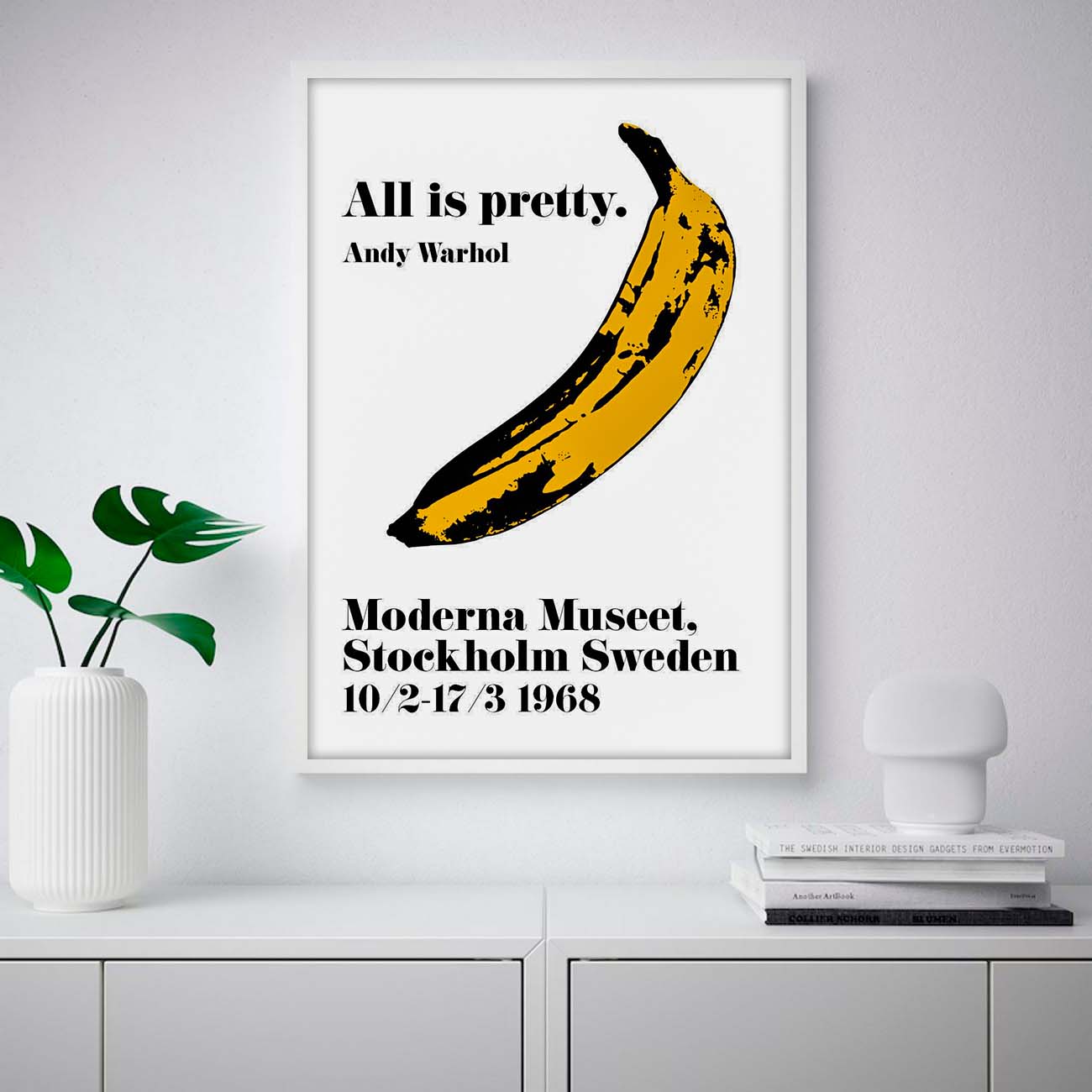 Juliste Andy Warhol All is pretty banana 50×70 cm-5