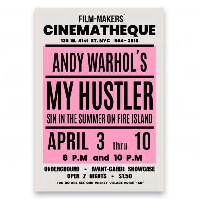 Juliste Andy Warhol´s My Hustler