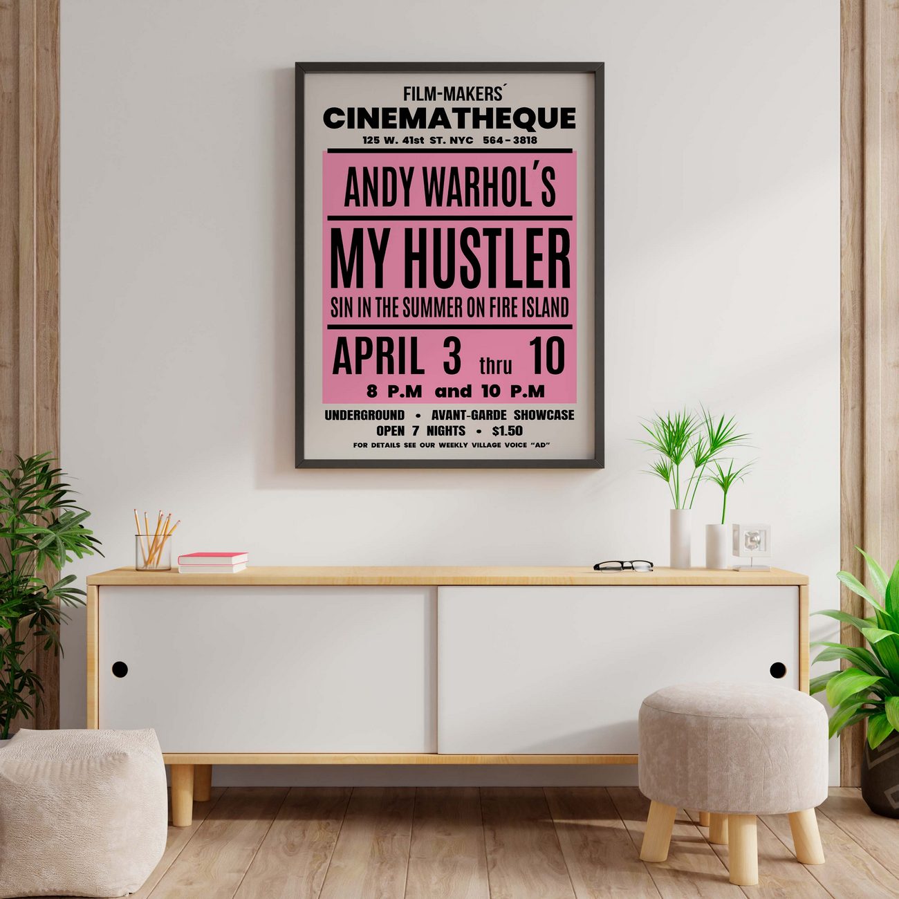 Juliste Andy Warhol My Hustler 70×100-4