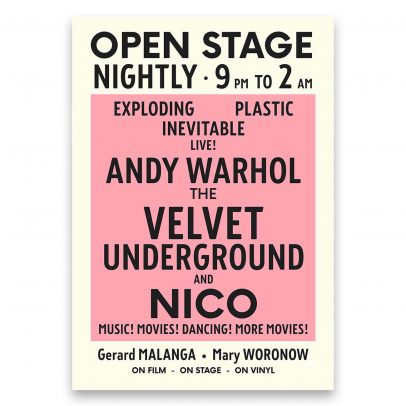 Juliste Andy Warhol - The Velvet Underground and Nico