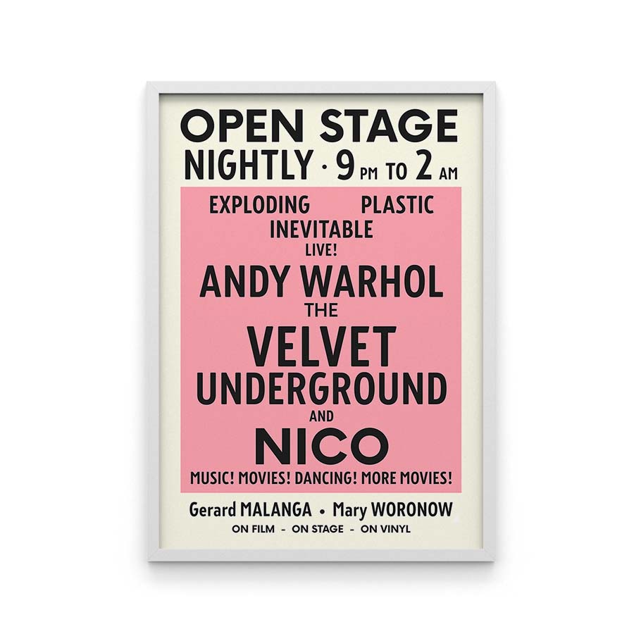 Juliste Andy Warhol Velvet Underground 2 70×100-4