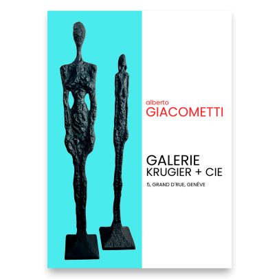 Juliste Alberto Giacometti - Galerie Krugier + Cie 1