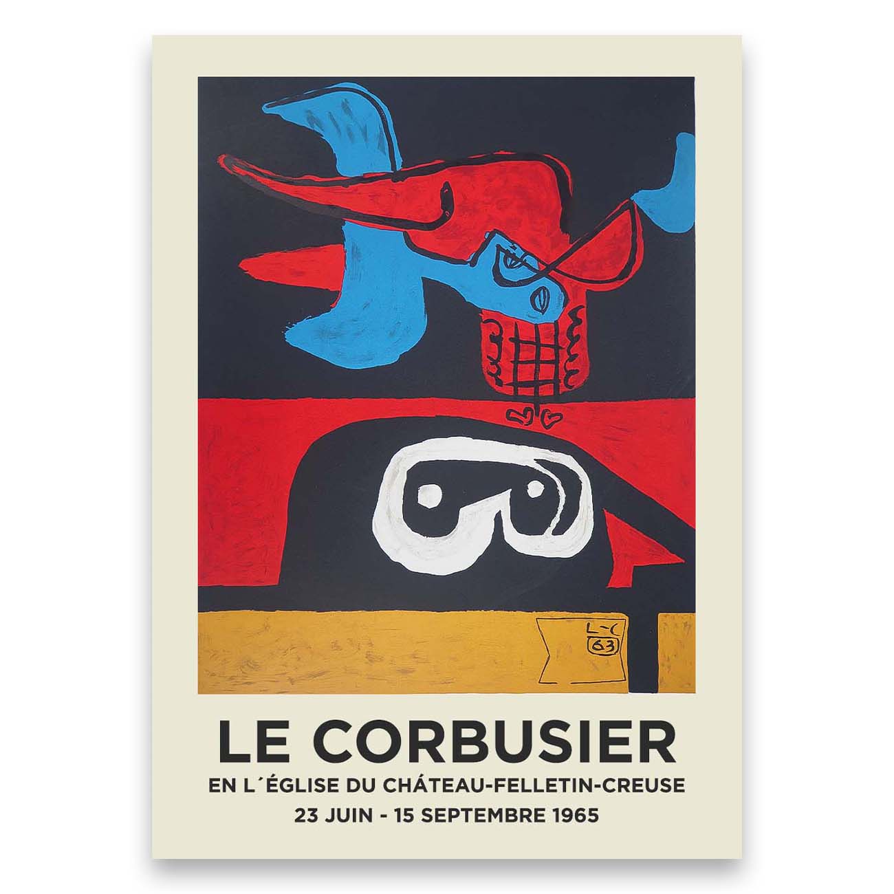 Juliste Le Corbusier 50×70 cm-3