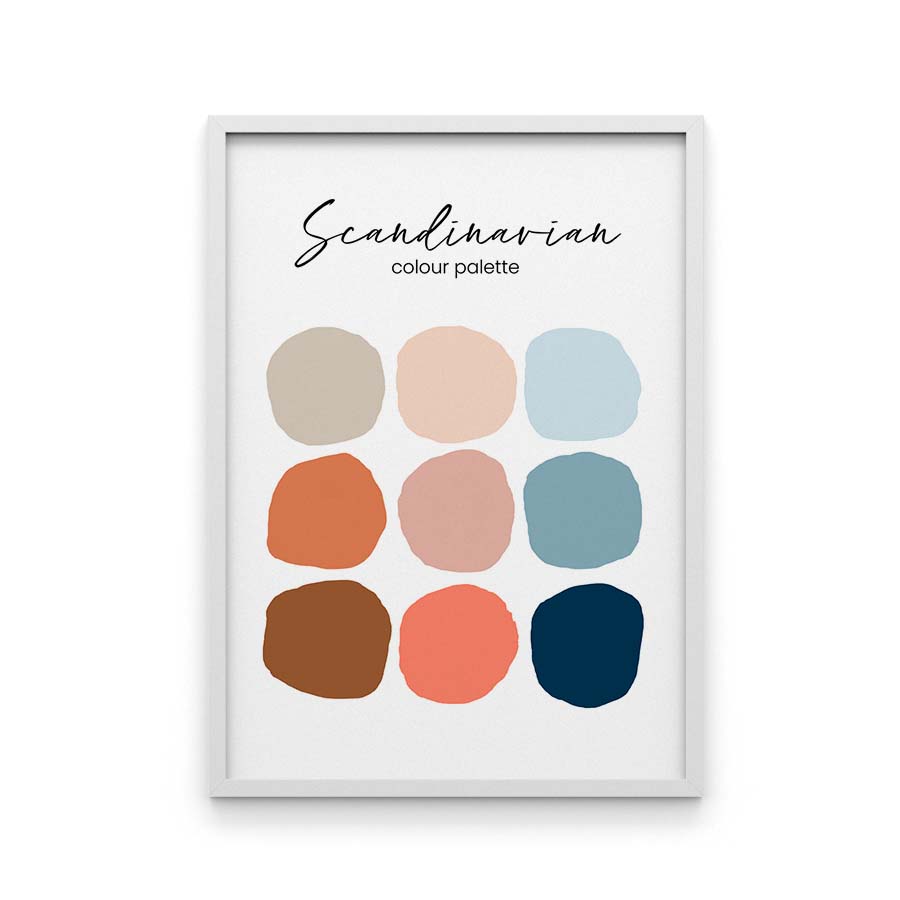 Juliste Scandinavian Colour Palette 50x70-4