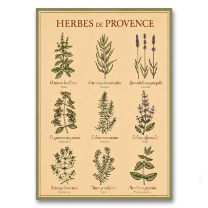 Juliste Herbes de Provence