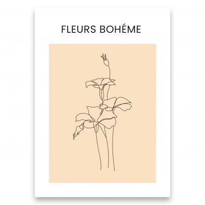 Juliste Fleurs Bohéme 4
