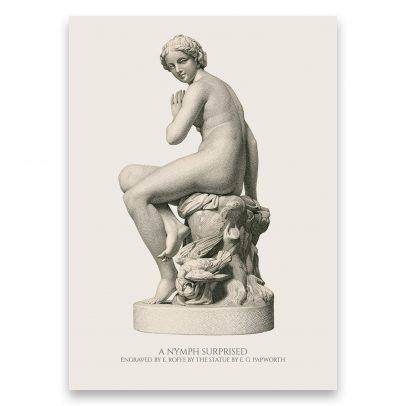 Juliste Nymph Surprised