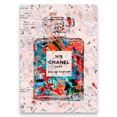 Juliste Chanel No5 kollaasi 2