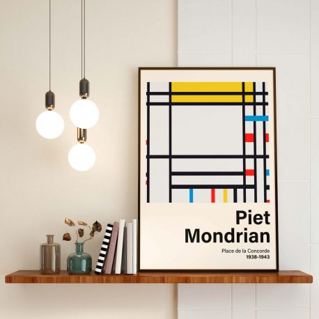 Juliste Mondrian Place de la Concorde 50×70-3