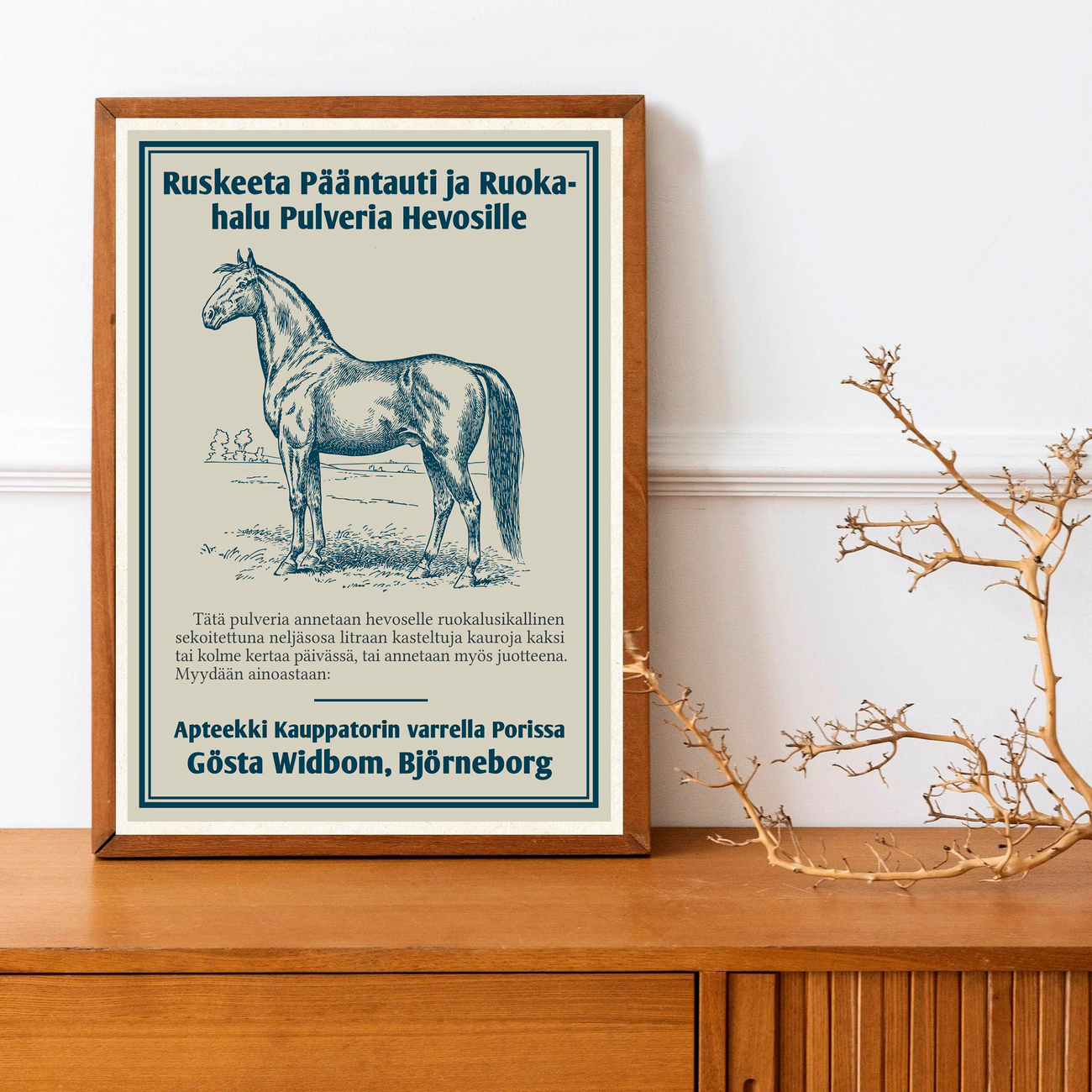 Juliste – Retro – Pääntautipulveri-5