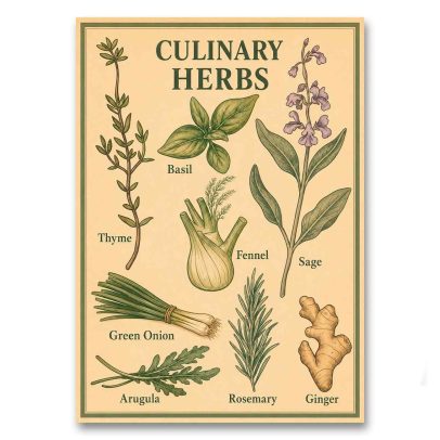 Juliste Culinary Herbs