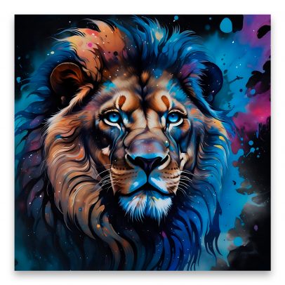 Leijona 2 - Canvastaulu