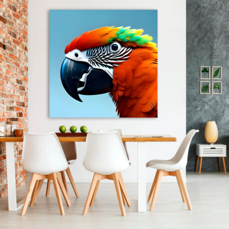 Canvastaulu Eläimet Linnut 32 70×70 80×80 cm-4