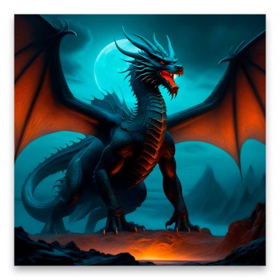 Canvastaulu - Lohikäärme 1