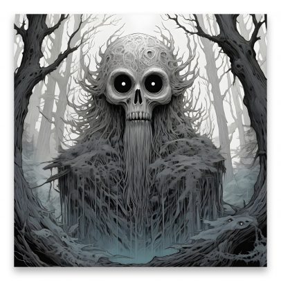 Canvastaulu - Metsän peikko 1