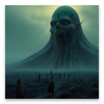 Canvastaulu - The Evil God of Earth