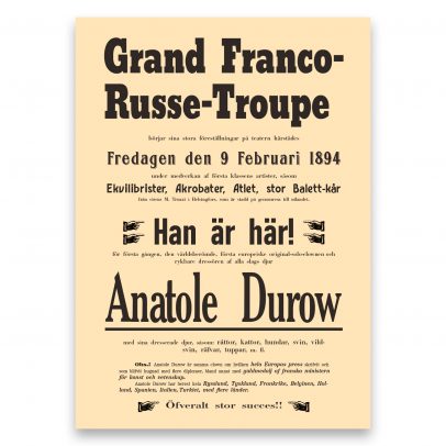Juliste Grand Franco-Russe-Troupe (1894)
