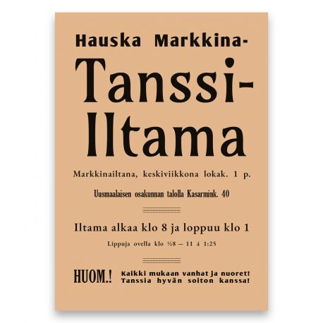 Juliste – Vanhat tapahtumat – Markkinailtamat-3