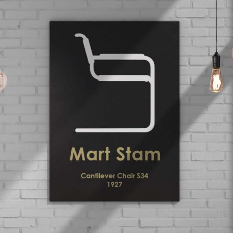 Canvastaulu Design Mart Stam Cantlevier 70×100 cm_4