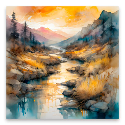 Vuoristopuro 1 -sisustustaulu