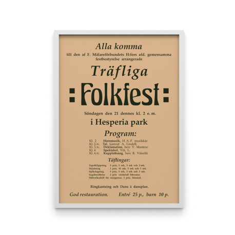 Juliste – Vanhat tapahtumat – Träfliga Folkfest-4