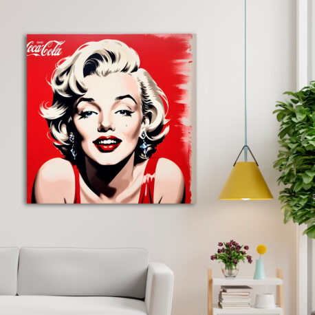 Canvastaulu Marilyn Monroe Coca Cola-1aaa