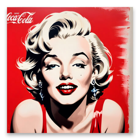 Poptaide Marilyn Monroe Coca Cola canvastaulu