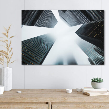 Canvastaulu Pilvenpiirtäjät 60×90 70x105aaaa
