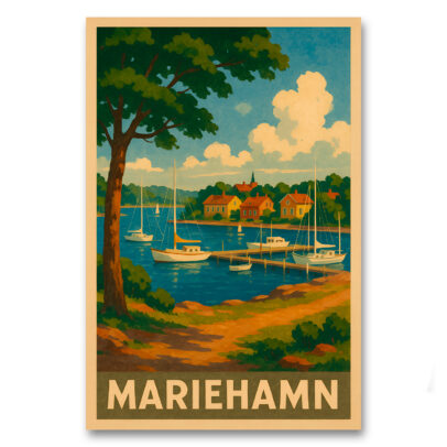 Vintagejuliste Mariehamn