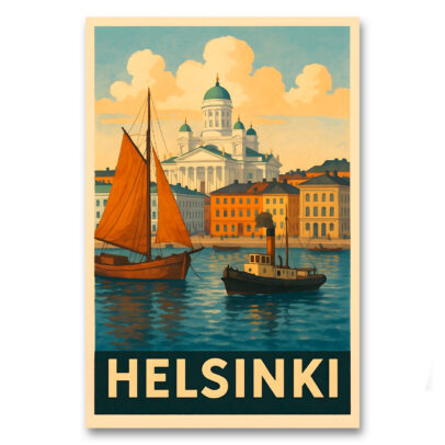 Vintagejuliste Finland - Helsinki