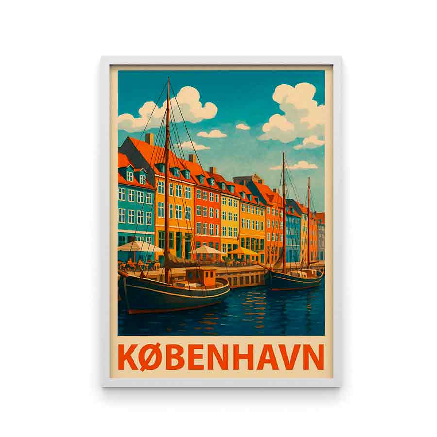 Vintagejuliste Copenhagen 50×75-3aaa