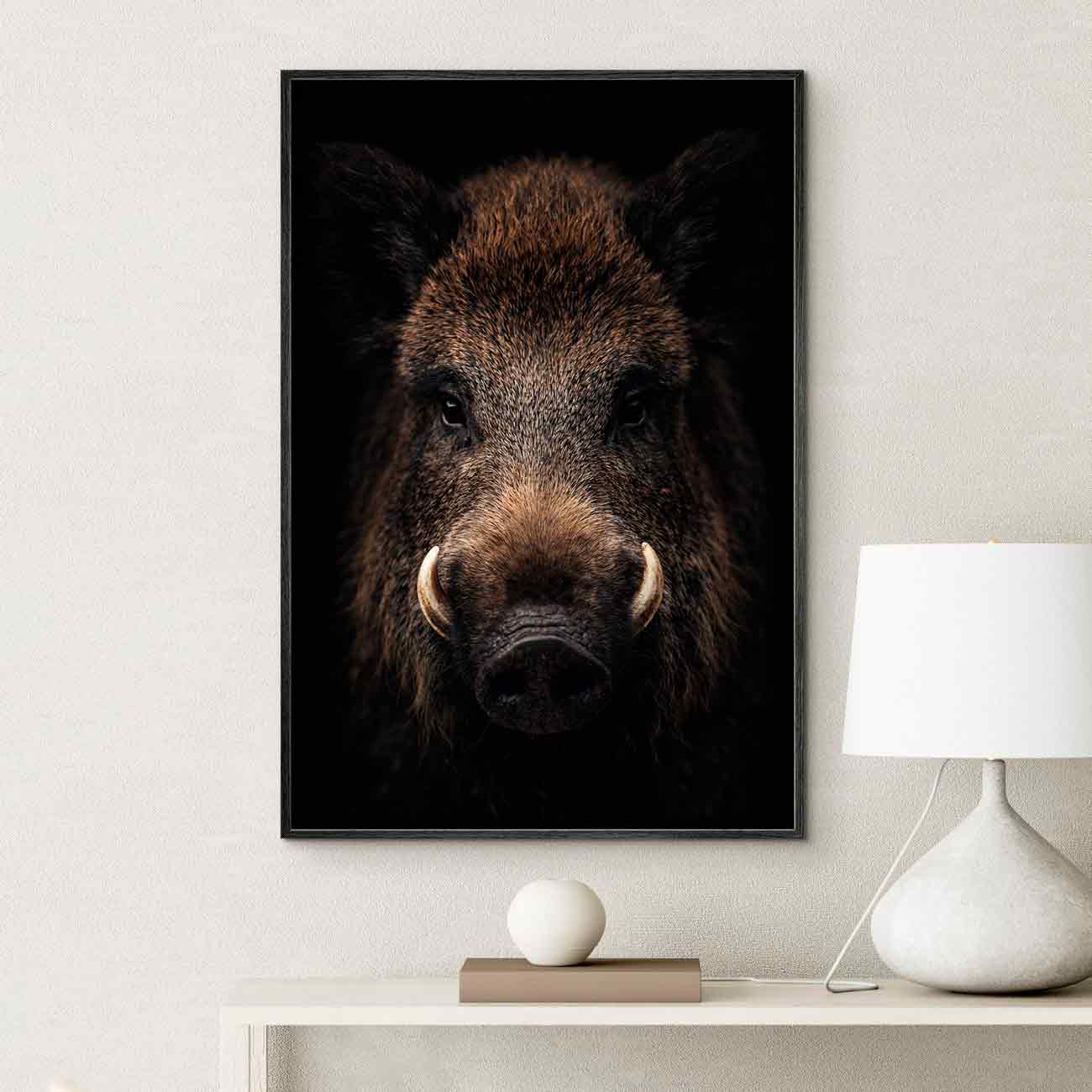 Metsän eläimet villisika LÖ 2-3a