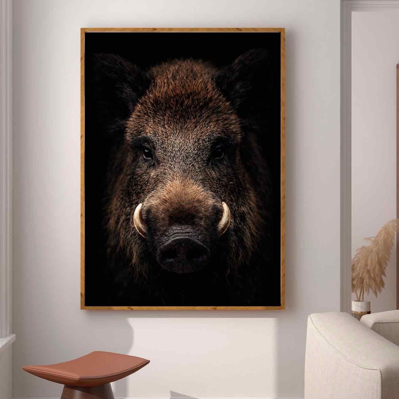 Metsän eläimet villisika LÖ 2-3aa