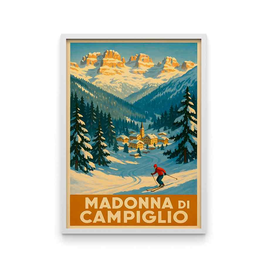 Vintagejuliste Madonna de Campiglio 2 50×75-2aa