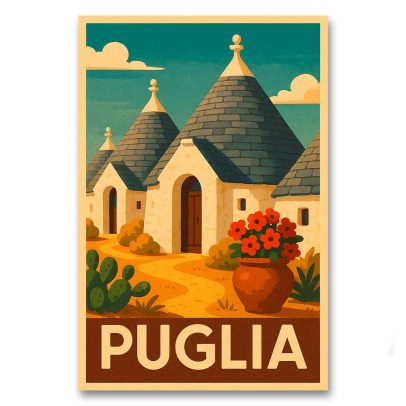 Vintagejuliste Italia - Puglia
