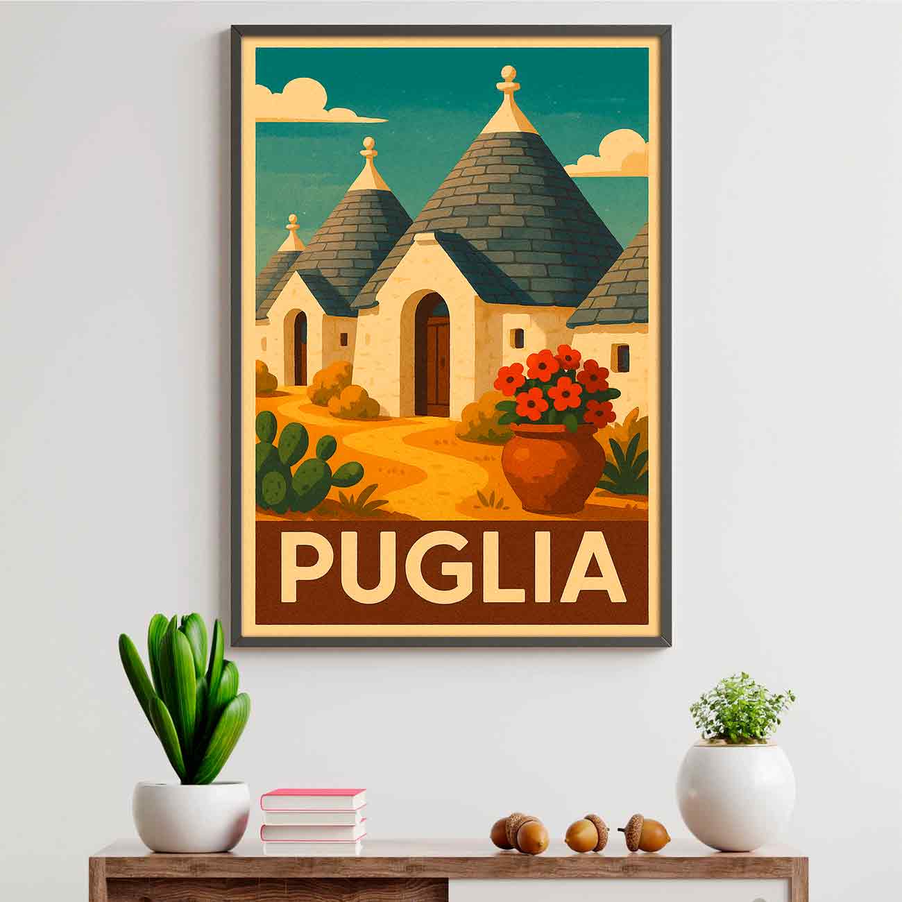 Vintagejuliste Puglia Italia 50×75-2aaa