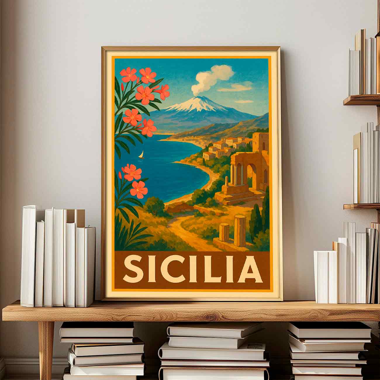 Vintagejuliste Sicilia 2 50×75-1aaa