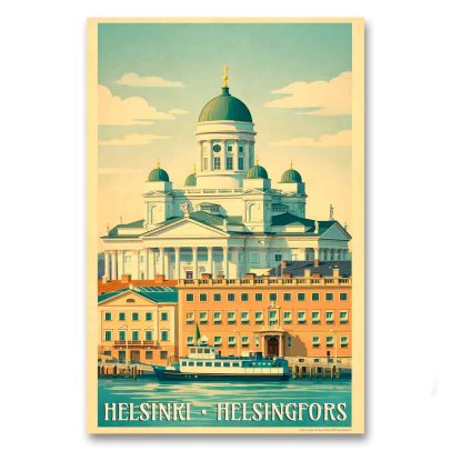Juliste Helsinki - Tuomiokirkko
