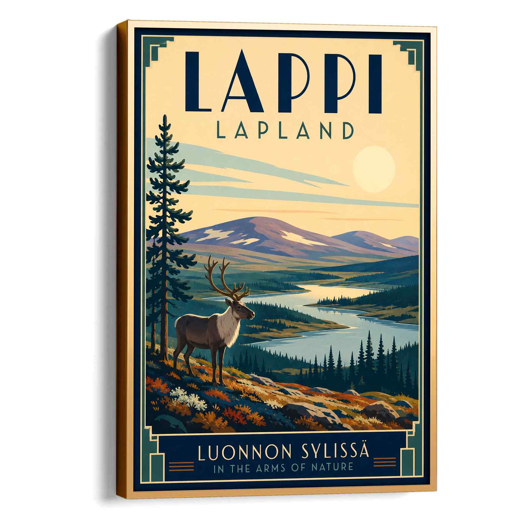 Juliste Lappi Art deco LÖ 50×70 70×100-2aa