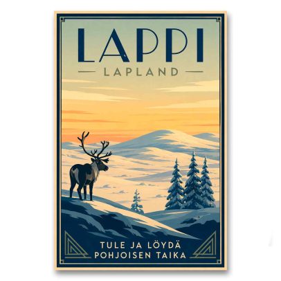 Juliste Lappi - tule ja löydä pohjoisen taika