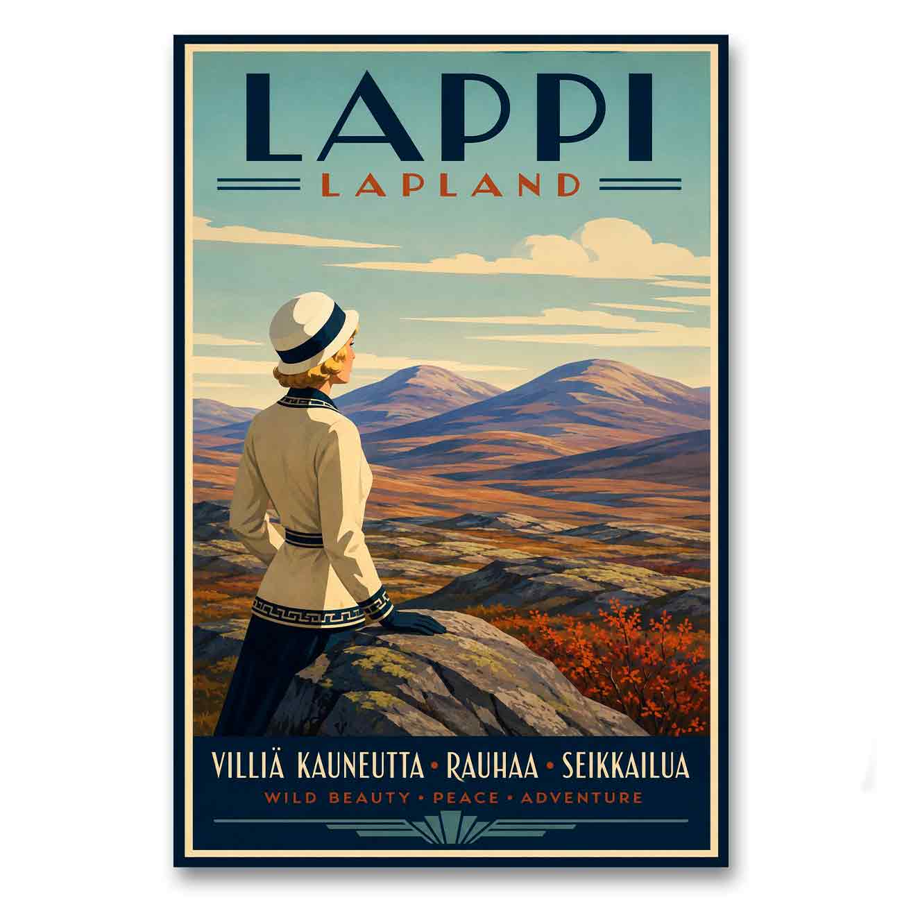 Juliste Lappi Art deco LÖ 50×75 70×105-4a