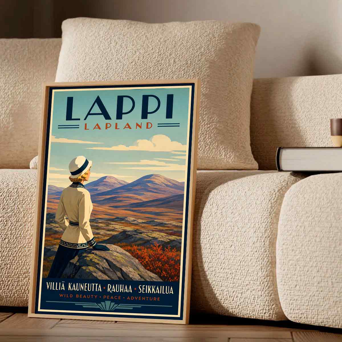 Juliste Lappi Art deco LÖ 50×75 70×105-4aaaa