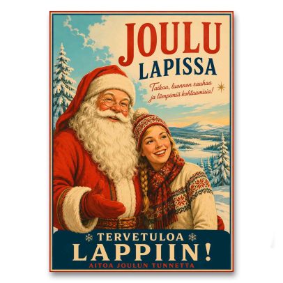 Juliste Lappi - Aitoa Joulun tunnetta