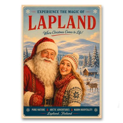 Juliste Lapland - Where Christmas Comes to Life