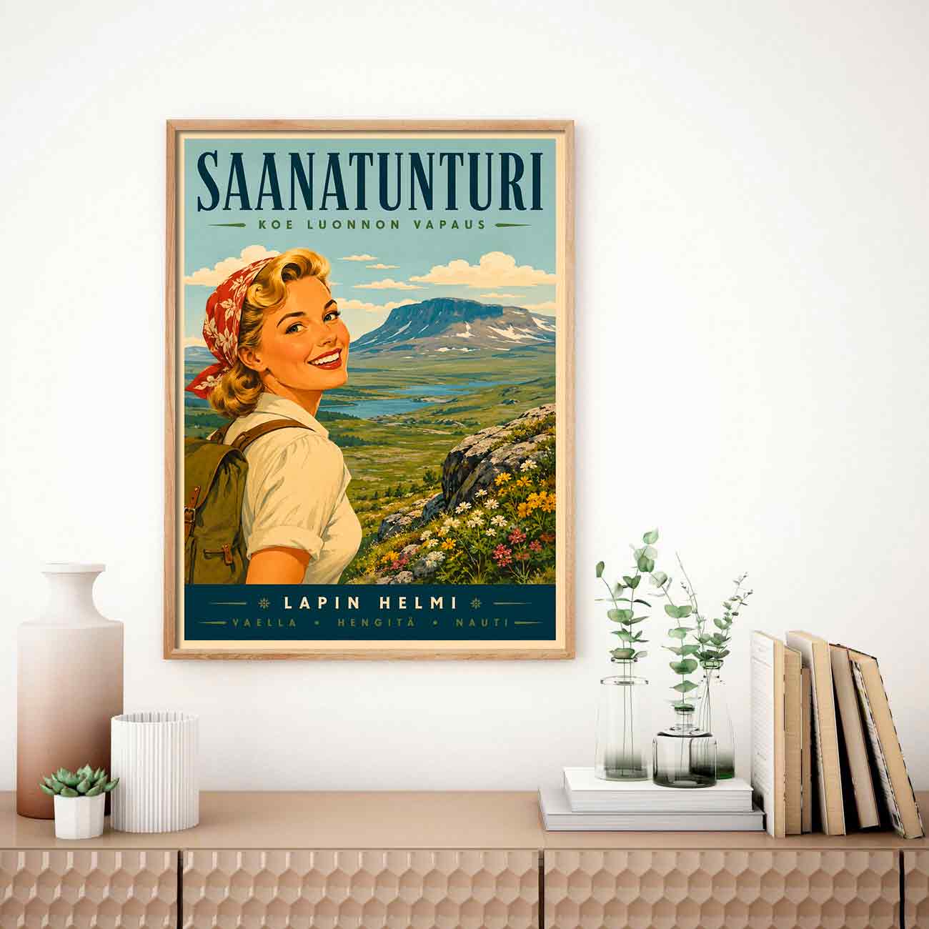 Juliste Lappi Saanatunturi LÖ 50×70 70x100aaaa